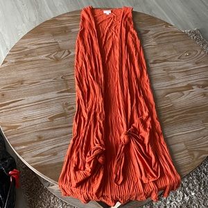 Lula Roe long cardigan style top